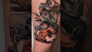 Luffy Zoro and Sanji #onepiece #onepiecetattoo