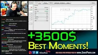 Destrozando las mesas de Poker en mi primer día en Twitch!  -  #HighLights (12.04.2018)