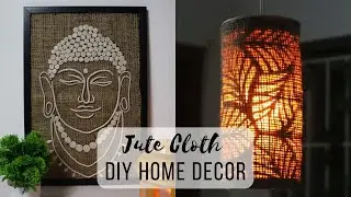 2 DIY HOME DECOR IDEA WITH JUTE CLOTH ||DIY HOME DECOR | Diy| CraftfullyMe #diy #diyhomedecor