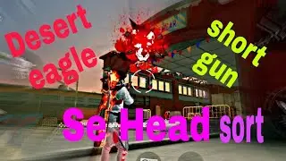 free fire One tap head short Desert eagle and short gun se head shots./// RSF Gaming