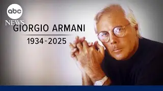 Remembering fashion icon Giorgio Armani