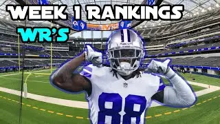 Week 1 WR Rankings! 2022 Fantasy Football