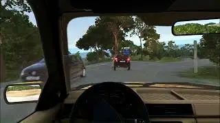 Sunset cruise in Italy with small french car- Beamng Drive