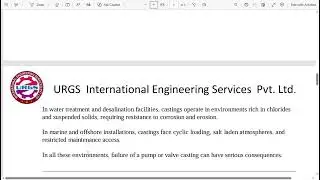 Pump and Valve Castings | Global Supply and Metallurgical Governance by URGS International