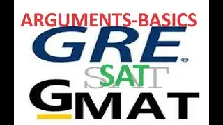 GMAT CRITICAL REASONING- BASICS- GRE ARGUMENTS
