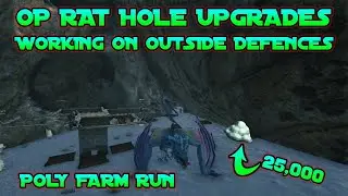 OP  Rat Hole Upgrades Outside Defenses - 25K Poly Run | Small Tribes Unofficial PvP