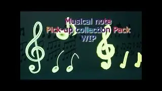 [UE4 & 5] Musical Note Pick-ups Collection - WIP Video 2