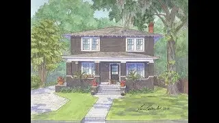 A Custom Portrait of Your Home - Heartwarming Gift Idea