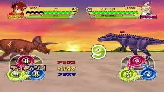 Dinosaur King 古代王者恐竜キング B-Day Special- 2V2 - Chomp X Ace VS Megalosaurus X Pachycephalosaurus