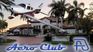 Aero Club in Wellington - Florida Mansions with Their Own Airplane Hangars on a Private Runway!