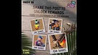 Free fire new event || How to complete share this post event in free fire || How to share post.