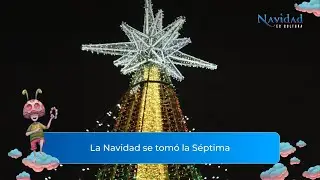 Recorrido por los alumbrados navideños de la Séptima | #NavidadEsCultura2025