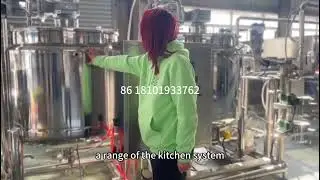 Syrup cookie system for gummy candy production line #gummymaking #candymachime