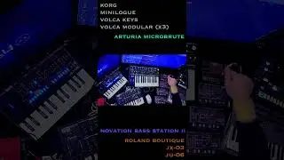L1V3 #live \3/ drone \ noise \ modular analog synth \ dark ambient electronica \ korg arturia roland
