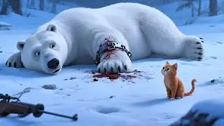 The Brave Kitten and the Ice Bear