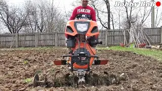 La frezat cu motosapa 1001 Ksd 10Hp Ruris / consum la ora!!