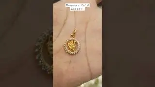 Latest Gold Hanuman Locket #trending #gold #locketdesign #god#youtubeshorts #ytshorts #shorts