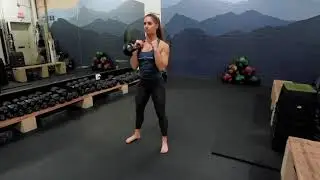 Kettlebell Squats: Single Front Rack Squat