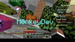Macroer M0nkeyDev caught live farming quartz stair, DOES NOT get banned