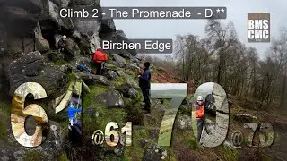 The Promenade - Birchen Edge - Peak District (70@70 Climb 2 - Day 1 - Trad Climbing)