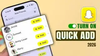 Как включить быструю добавление в Snapchat [Включить]