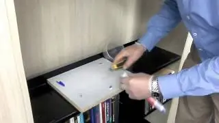 Shelf support pin maintenance