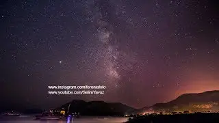&Ccedil;ıralı Sahili - TİMELAPSE - Milky Way