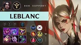 LeBlanc Support vs Poppy - KR Diamond Patch 26.02