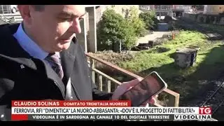 TG Videolina 15.11.2025 Ferrovia Abbasanta-Nuoro che fine ha fatto lo studio di fattibilità?