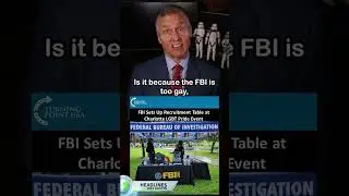 FBI Recruits New Hires at LGBTQ Pride Event #shorts #shortsfeed #fbi