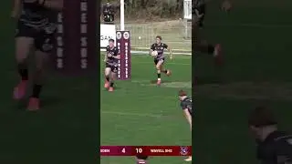 Quite literally off the back fence  #rugbyleague#nrlpathways #Schoolboycup #footy