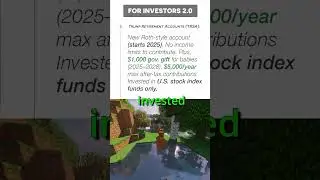Kids from 2025 through 2028 get money! #finance #government #money #policies