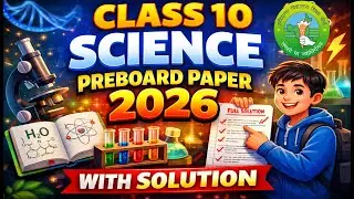 Class 10 Science Preboard Exam 2026 | Haryana Board (HBSE) | Complete Solution