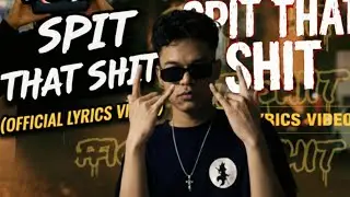 Derek MJ || Spit That Shit || Official Lyrics Video 