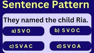 Sentence Pattern l English grammar quiz l can you score 30/30?