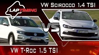Sírok OHHH! VW Scirocco 1.4 TSi tuning vs.  VW T Roc 1.5 TSi (LapTiming ep. 54)