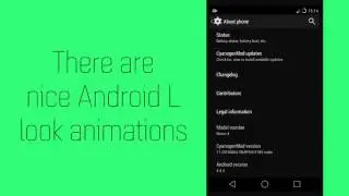 Android L style white CM11 PA theme overview   Rush25
