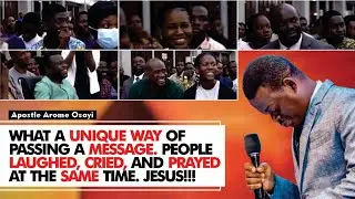 The Charge That Apostle Arome Osayi Gave That Made People Laugh, Pray, and Cry at The Same Time 🔥😭🤣