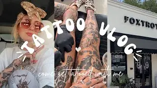ТАТУ VLOG | Приходите и сделайте две новые татуировки на ногах вместе со мной!
