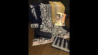 Pakistani 7109 Bridal Pakistani Suit || Unboxing Stylist Black Pakistani Suit Single Pc