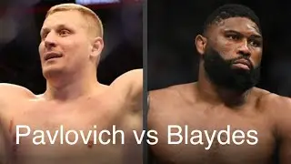 Sergei Pavlovian vs Curtis Blaydes Prediction Real Quick Pick #mma #ufc