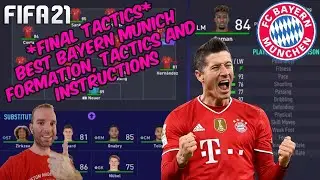 *FINAL TACTICS* FIFA 21 - BEST FC BAYERN MUNICH Formation, Tactics and Instructions