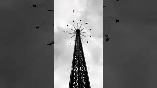 🌧️ Vienna, Prater #vienna #prater #dark #travel #amusementpark #rollercoaster #shorts