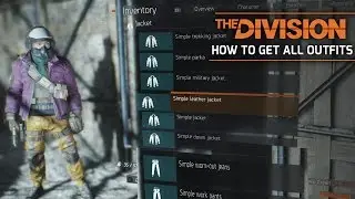 The Division - BEST Ways to Get All Outfits (How to Get Clothes Fast) Outfit Guide