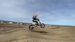 Dirt bike skills by Jaxson Swarm 3rd grade talent show.