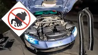Aston Martin Vantage Secondary Cat Delete Install (M177)