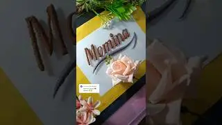 Momina |Name in sand#asmr#handwriting#sandart#sandscript#calligraphy#calligraphyart#art