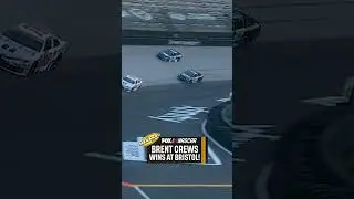 Brent Crews claims the ARCA victory at Bristol! 🏁 #ARCA #racing #win #bristol