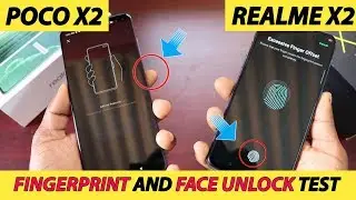 Poco X2 vs Realme X2 Face Unlock & Fingerprint Speed Test Hindi | Poco X2 & Realme X2 Fingerprint