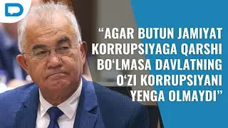 “Korrupsiya – bizning salbiy faoliyatimizning natijasi” — Akmal Saidov